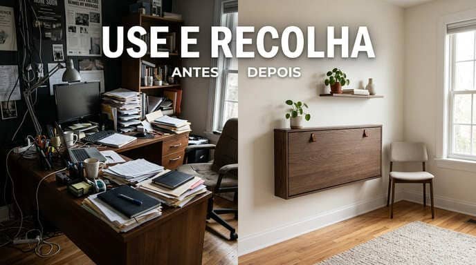 Mesa Retrátil no Home Office