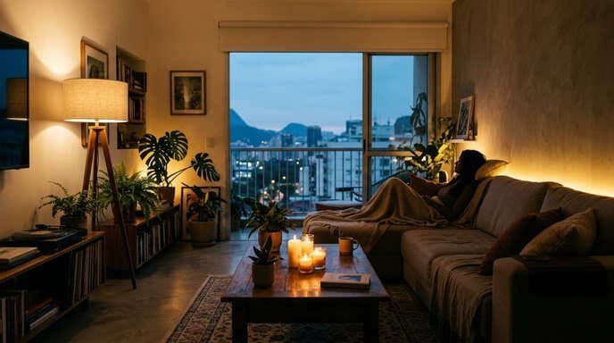 Rotina de Iluminação: o Hábito que Transforma Seu Final de Dia