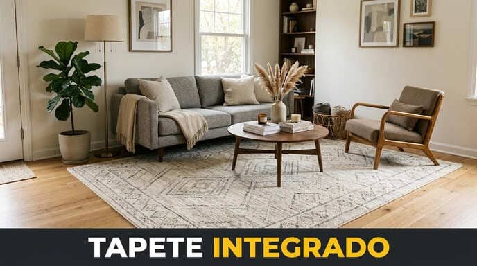 Tapetes Amplos para Unificar o Ambiente