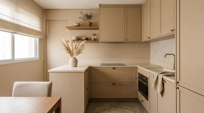 Cores que Ampliam | Cozinha Chique e Funcional