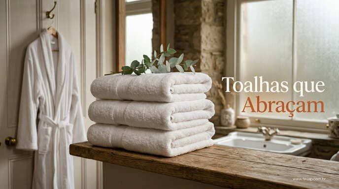 Toalhas que Abraçam — O Toque de Hotel em Casa