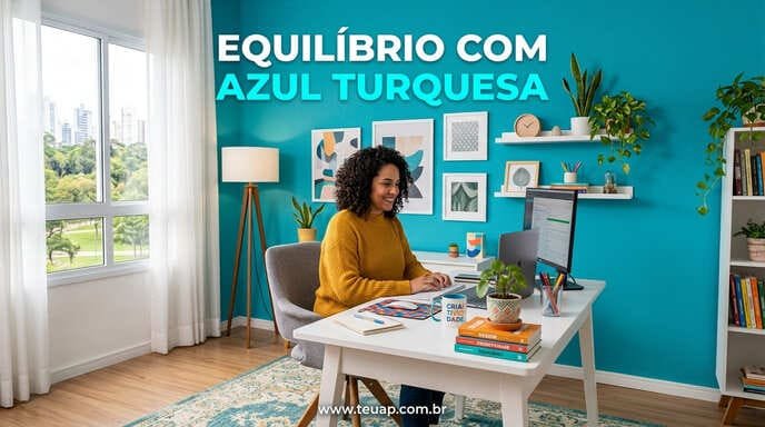 Azul Turquesa para Equilíbrio
