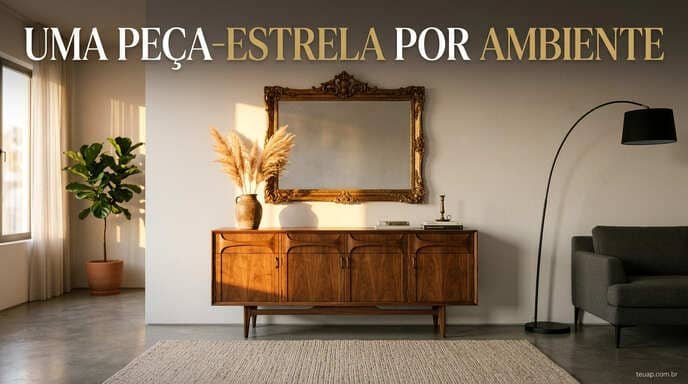 Uma Peça-Estrela por Ambiente