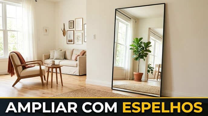 O Poder dos Espelhos na Ampliação Visual