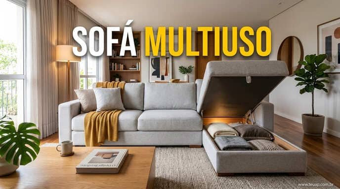 Sofás Retráteis com Armazenamento Embutido
