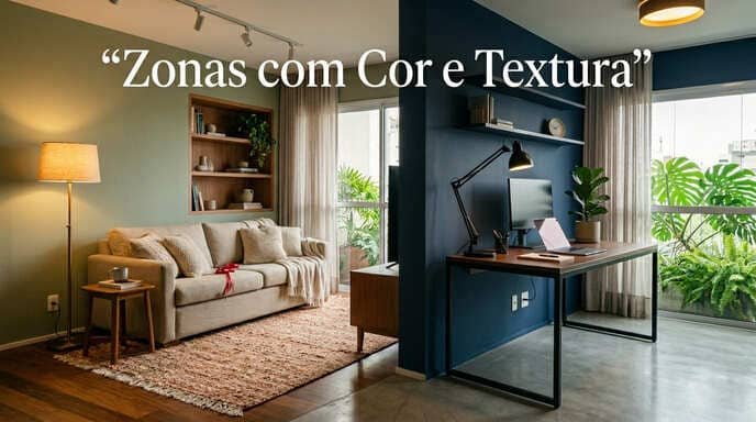 Zonas com Cor e Textura