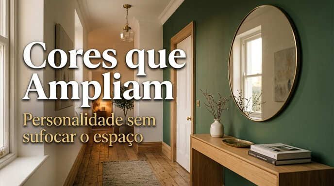 Cores que Ampliam o Ambiente