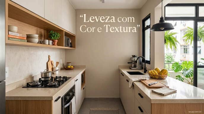 Leveza com Cor e Textura