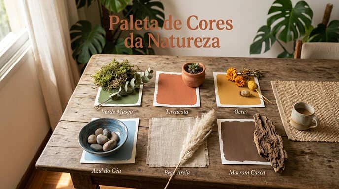 Paleta de Cores da Natureza: Tons que Acalmam