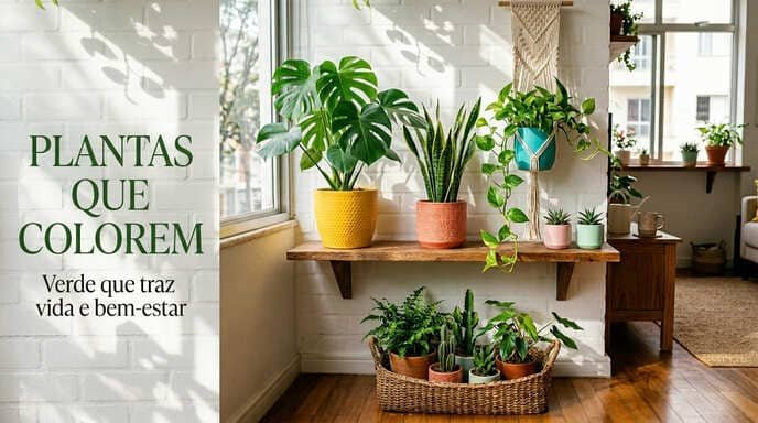 Plantas que Colorem