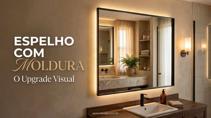 Espelho com Moldura — O Upgrade Visual