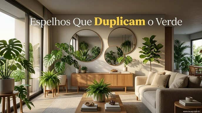 Espelhos Que Duplicam o Verde