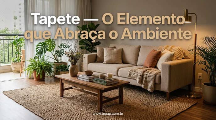 Tapete — O Elemento que Abraça