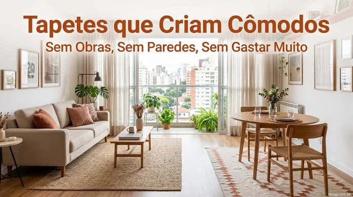 Tapetes que Definem Zonas sem Construir Paredes