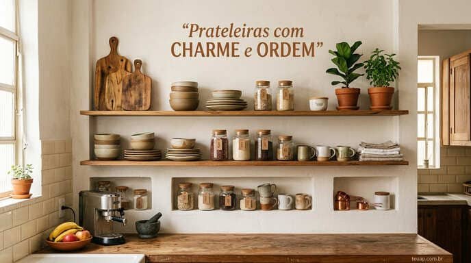 Prateleiras com Charme e Ordem