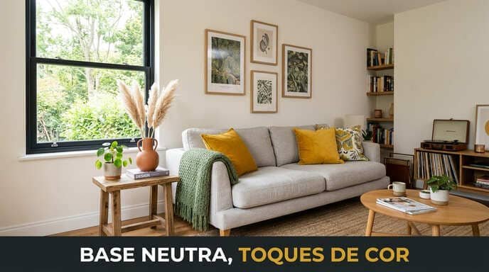 Cores Claras na Base e Pinceladas de Personalidade