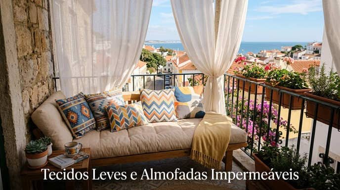 Tecidos Leves e Almofadas Impermeáveis