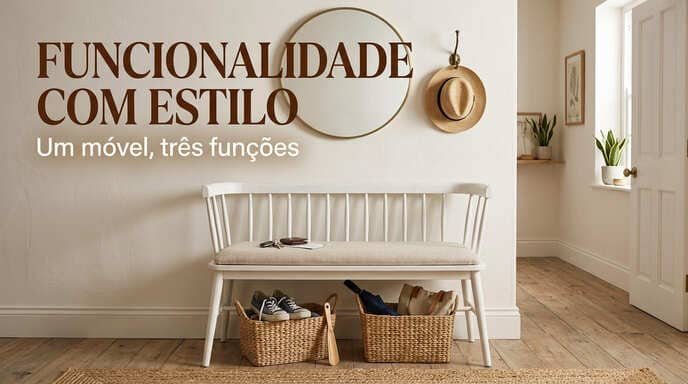 Banquinho ou Sapateira: Funcionalidade com Estilo