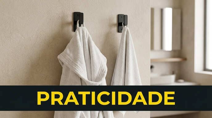 Ganchos de Parede Minimalistas