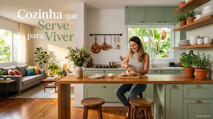 Cozinha que Serve para Viver