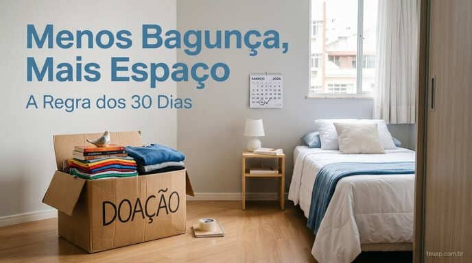 Desapegue com Consciência (e Uma Lógica de 30 Dias)