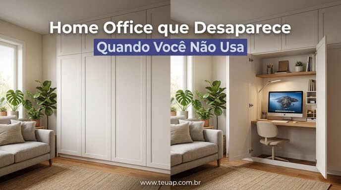 Home Office que Desaparece ao Final do Expediente
