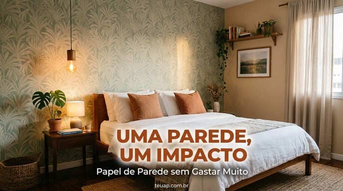 Uma Parede de Impacto — Papel Adesivo na Decoração do Quarto