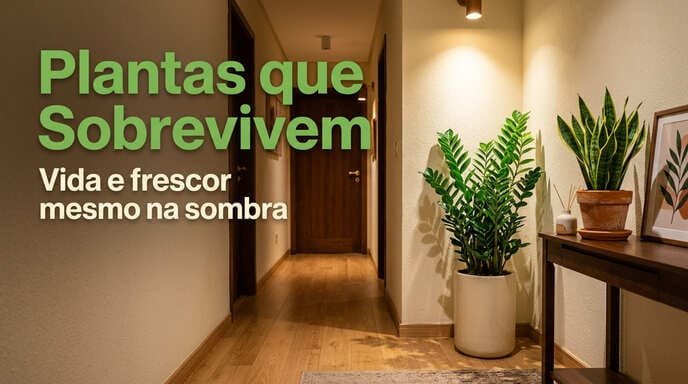 Plantas que Sobrevivem sem Luz Natural