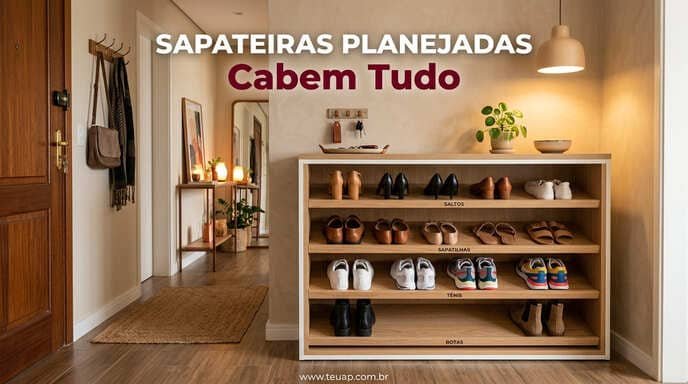 Sapateira Planejada: Cada Par no Seu Lugar