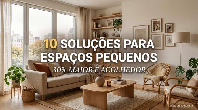 10 soluções inteligentes para espaços pequenos