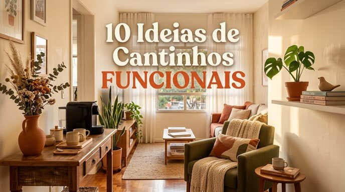 10 Ideias de Cantinhos Funcionais