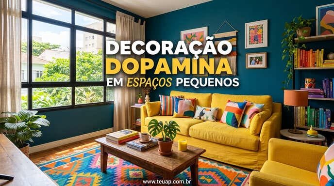 Decoração Dopamina em Espaços Pequenos