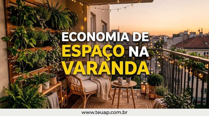 Economia de Espaço na Varanda