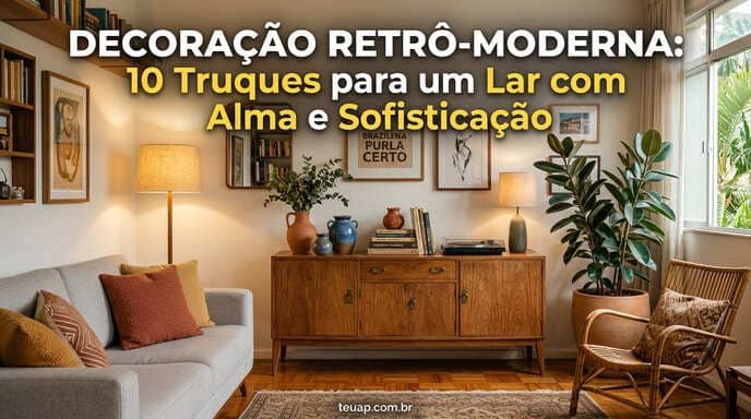 10 Truques Decoração Retrô-Moderna