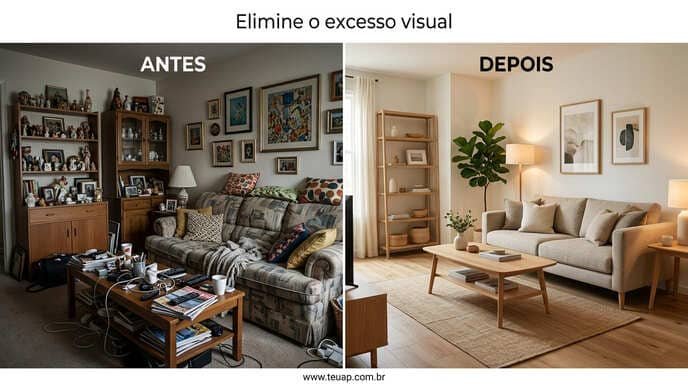 Eliminando o excesso visual