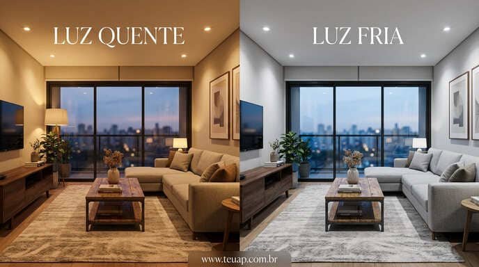 Luz quente ou luz fria?