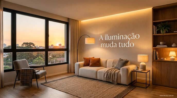 Iluminação quente
