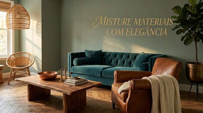 Misture materiais com elegância