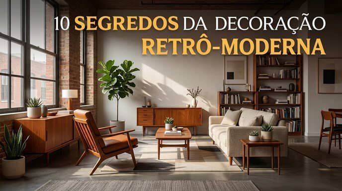 10 Segredos da Decoração Retrô-Moderna